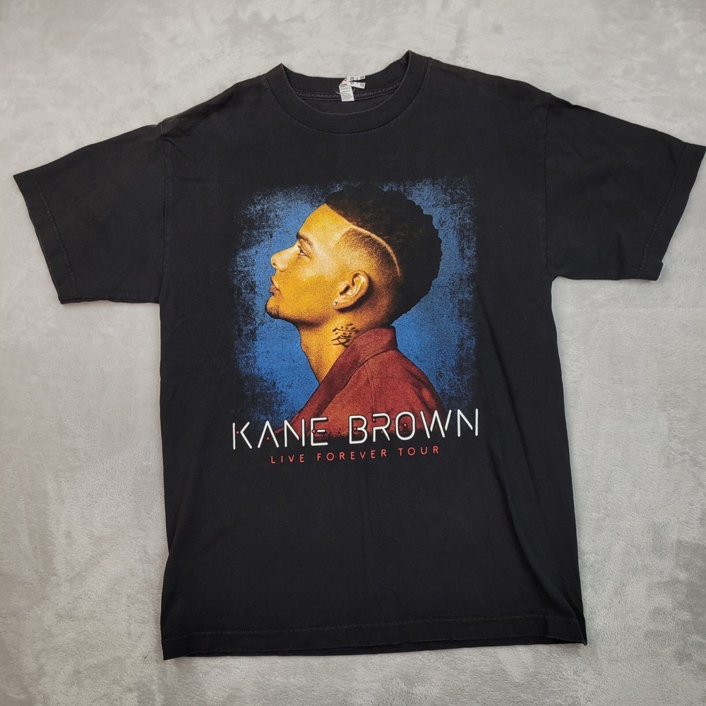 Kane Brown Shirt Men Medium‎ Country Music Concert Tour Merch Live Forever Adult